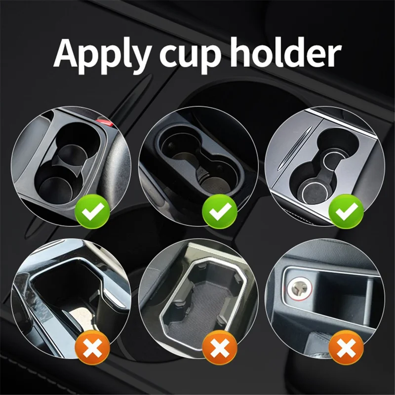 SB-6033 Multifunction Car Cup Holder Storage Tray Rotating Car Cell Phone Stand Rack - Green