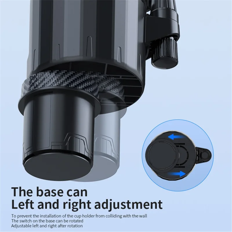 SB-6033 Multifunction Car Cup Holder Storage Tray Rotating Car Cell Phone Stand Rack - Green