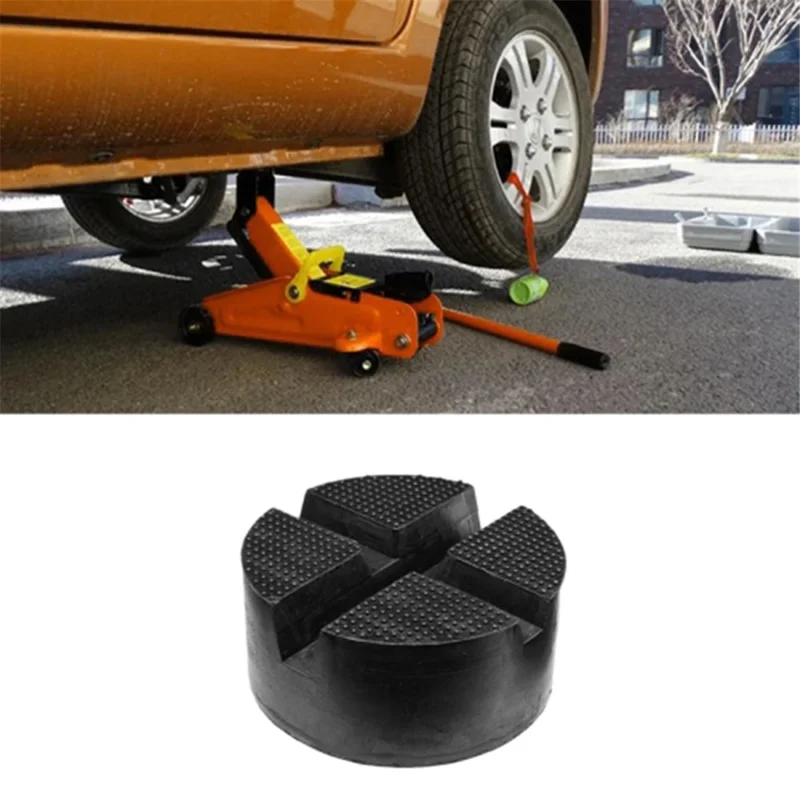 Universal kryds-hulsleje af gummi, rampestøtte, adapter, klempunktsleje, bilophængningsunderlag