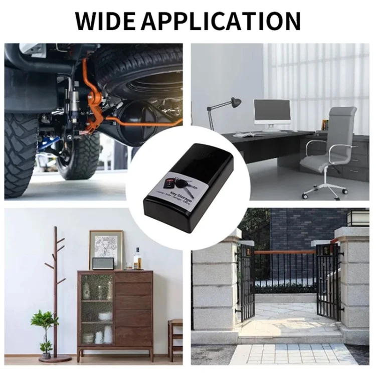 Antiverlust-Versteck-Schlüsselspeicherbox Magnetischer tragbarer Autoschlüsselhalter für Zuhause, Büro, Reisen