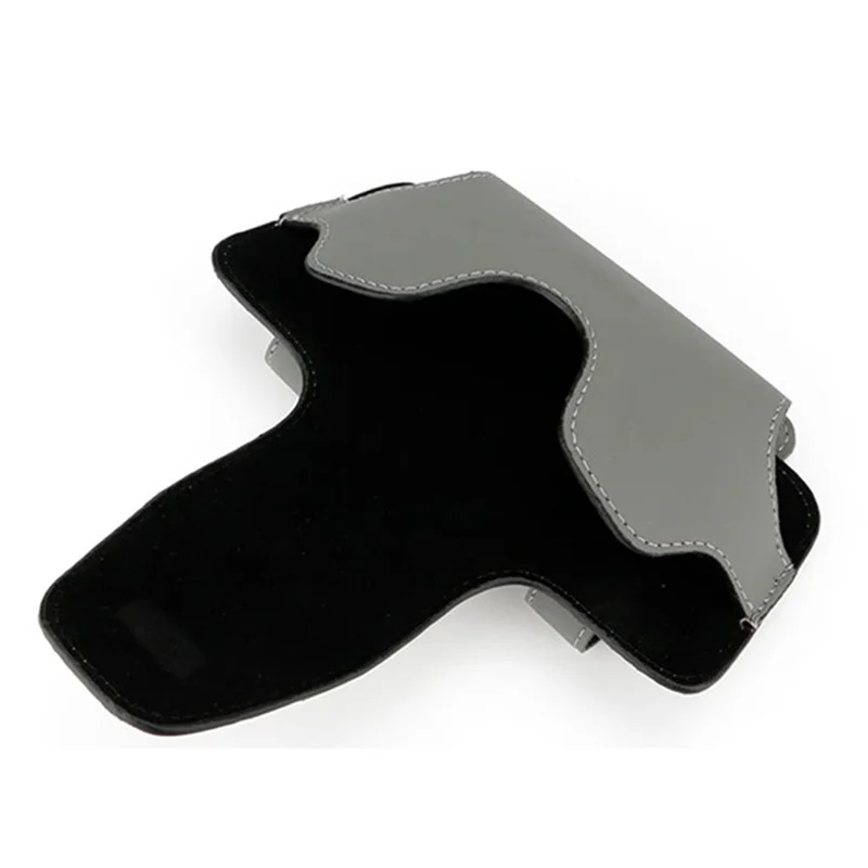 Nappa Texture PU Leather Car Glasses Storage Case Sun Visor Clip Sunglasses Holder - Black