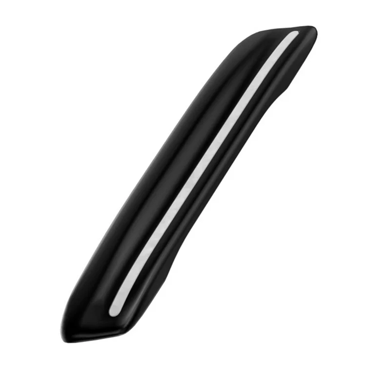 4Pcs Universal Car Door Edge Protector Rearview Mirror Bumper Guard Sticker - Negro