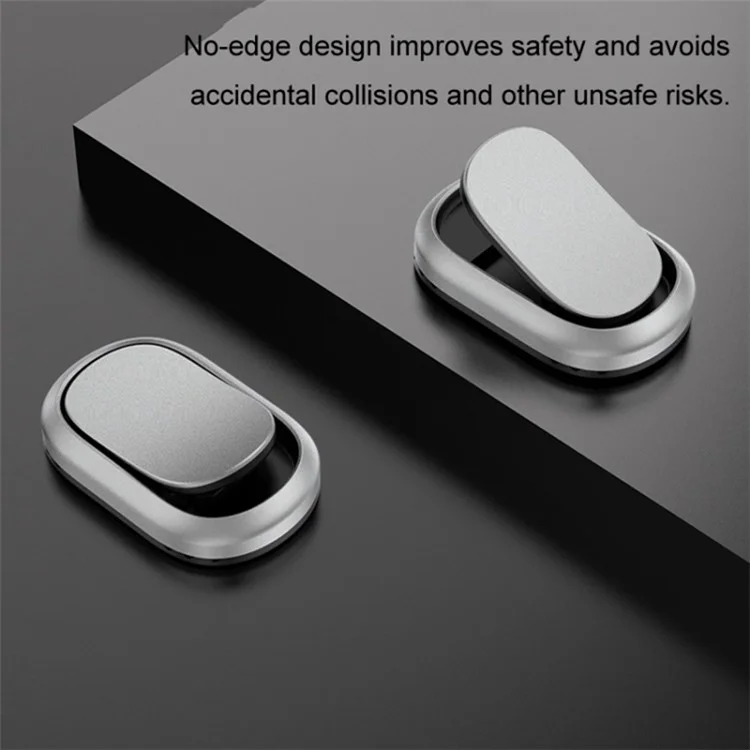 2PCS Car Mini Hook Adhesive Metal Hanger for Key, Purse, Headphone, Charging Cable