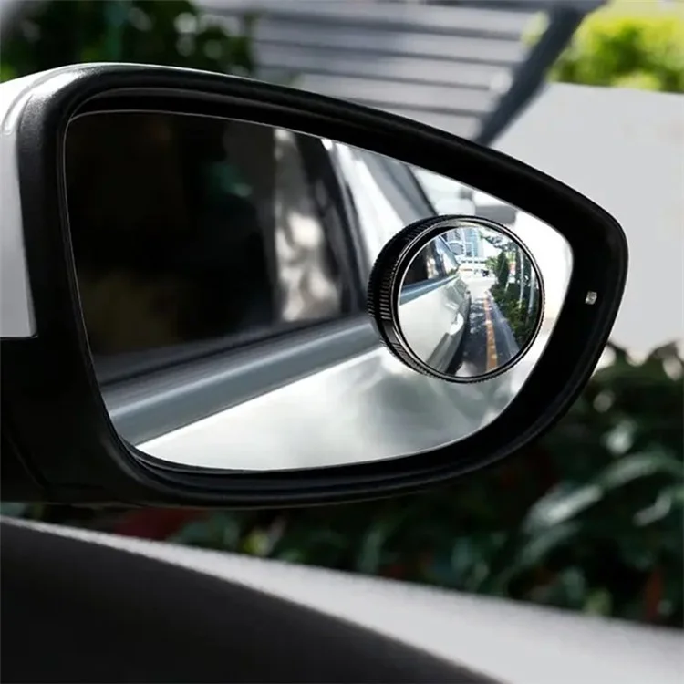 2 Pièces Rétroviseurs Angle Morts Rotatifs Rétroviseur Automobile Latéral Angle Mort Imperméable HD Verre Arrière - Antirouille