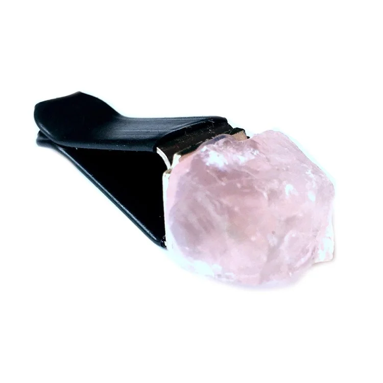 Kristallsteinwagen Air -ableitungsclips Auto Decoration Ornament Für Frauen Auto Innenraum Accessoire - Rosa