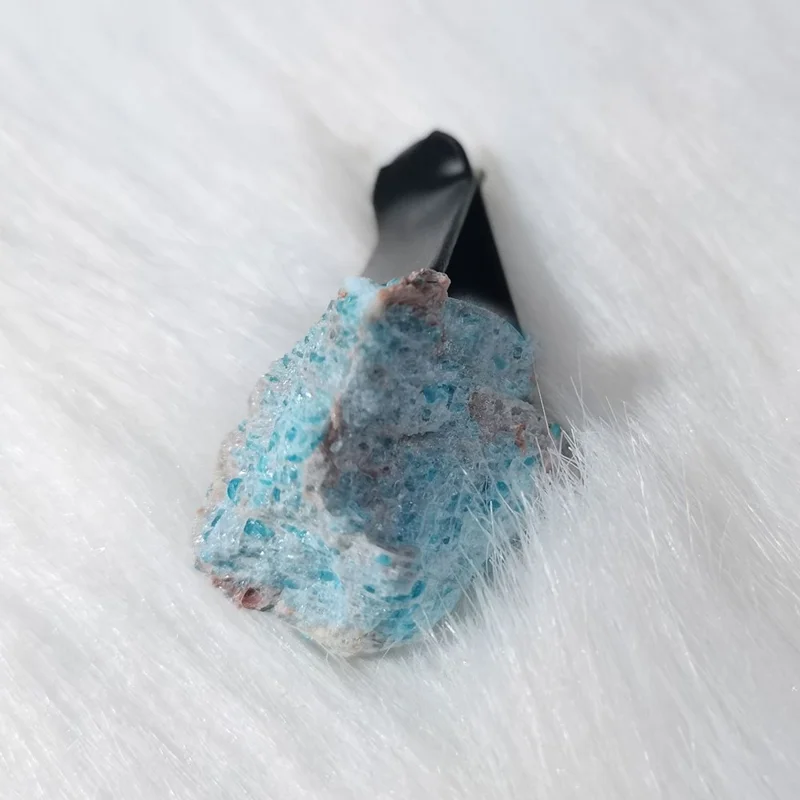 Crystal Stone Car Air Vent Clips Car Decoration Ornament for Women Car Interior Accessory - Blue Phosphorus Grey