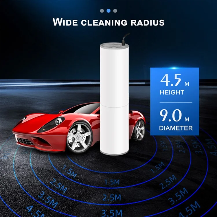 Portable Handheld Car Vacuum Cleaner 120W Car Charger Plug-in Auto Vacuum Cleaner with HEPA Filter - White