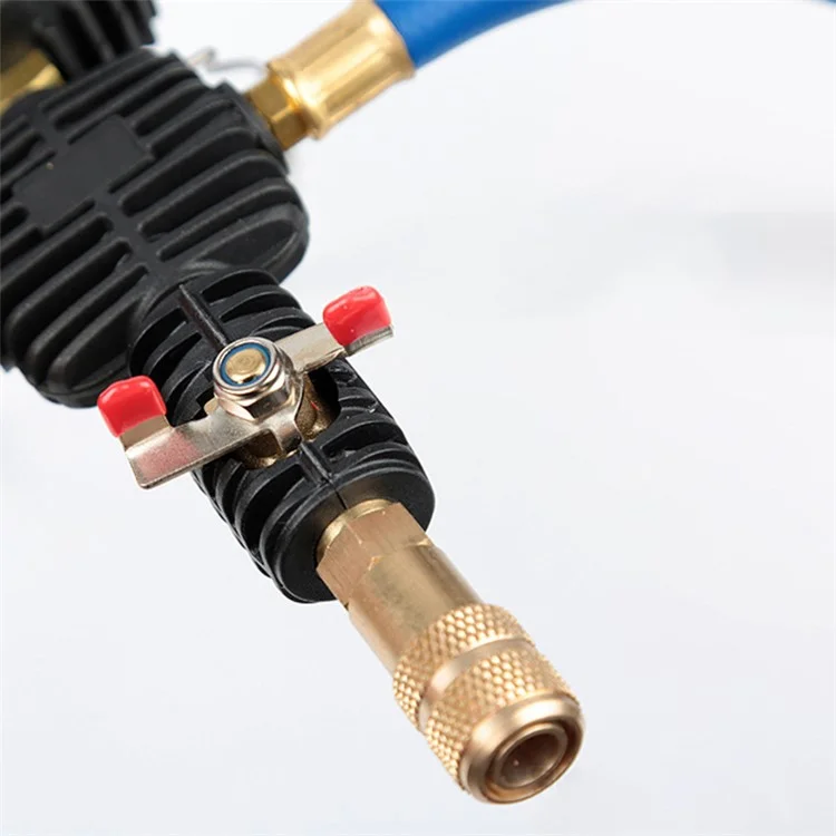 ZY115 Car Water Tank Coolant Replacement Tool Set Vacuum Type Antifreeze Filler Copper-Plated Connector Vacuum Kit for Universal Vehicles