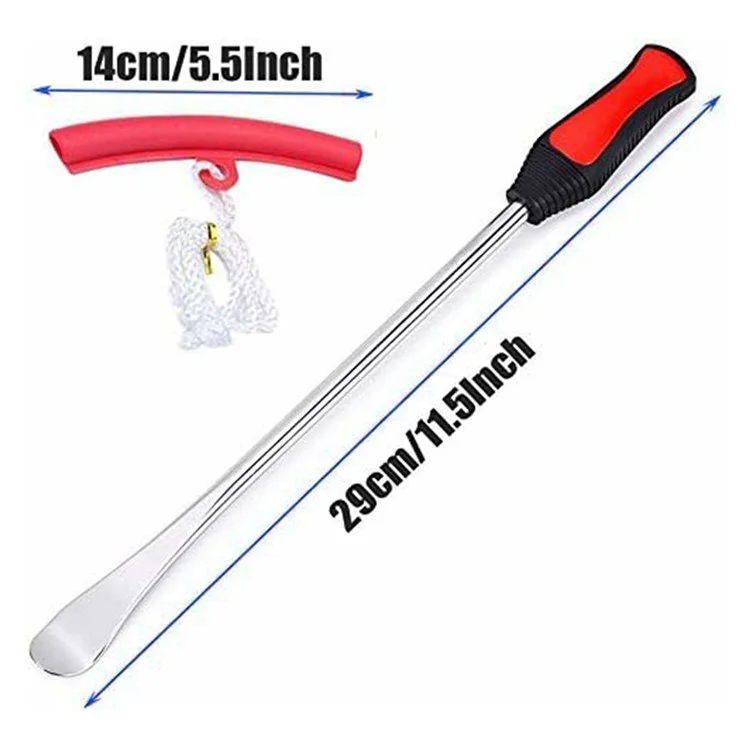 22 piezas / Juego de herramientas de palanca de neumáticos para coche, motocicleta, bicicleta, desmontaje de llanta y kit de reparación