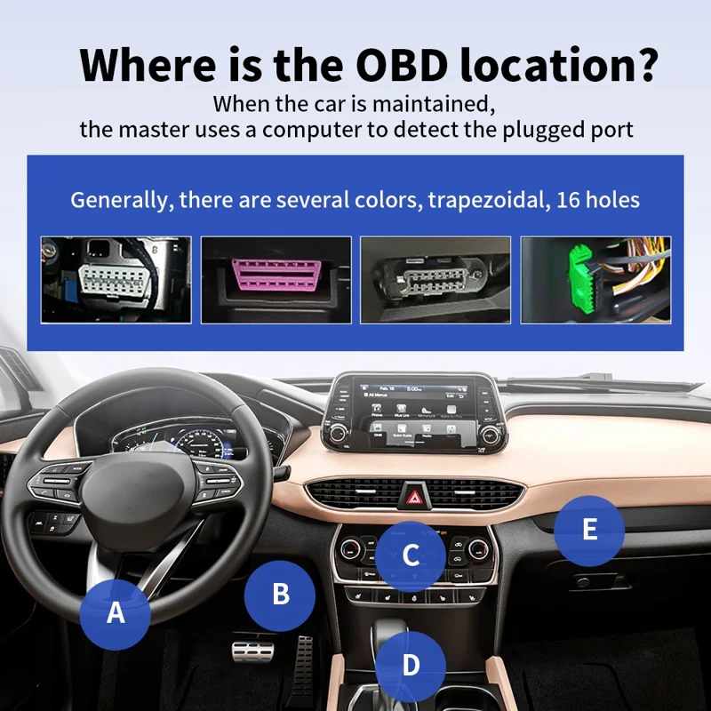 K1 bil OBD2 diagnostic scanner med farverig LCD-skærm 36600 motorkode ryddet værktøj til aflæsning af realtidsdata - Sort