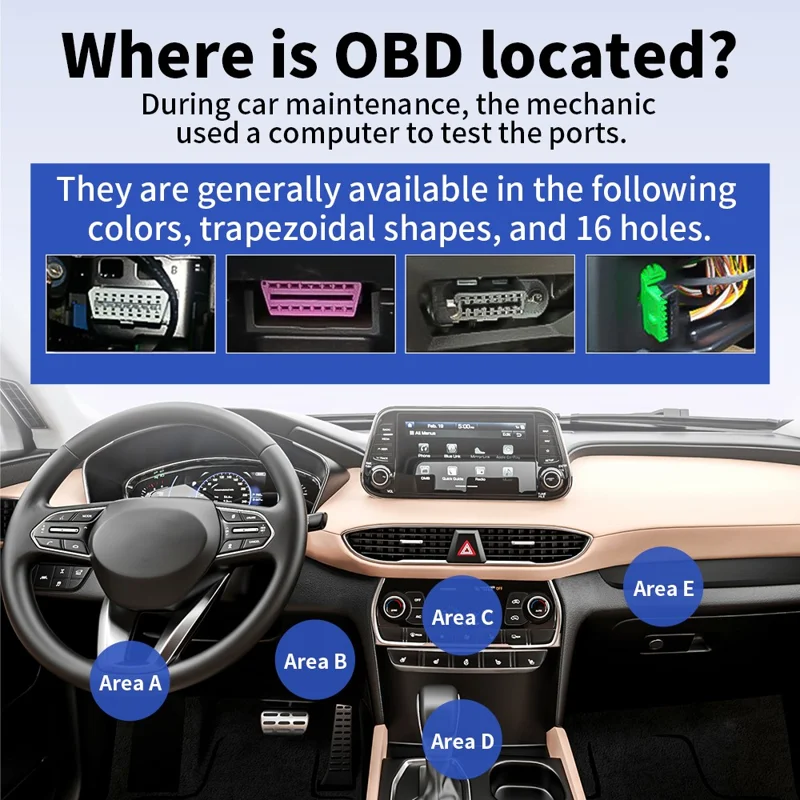 K2 OBD2 bil diagnostic scanner 40000+ koder farveskærm motor fejlkode reader clear tool - rød