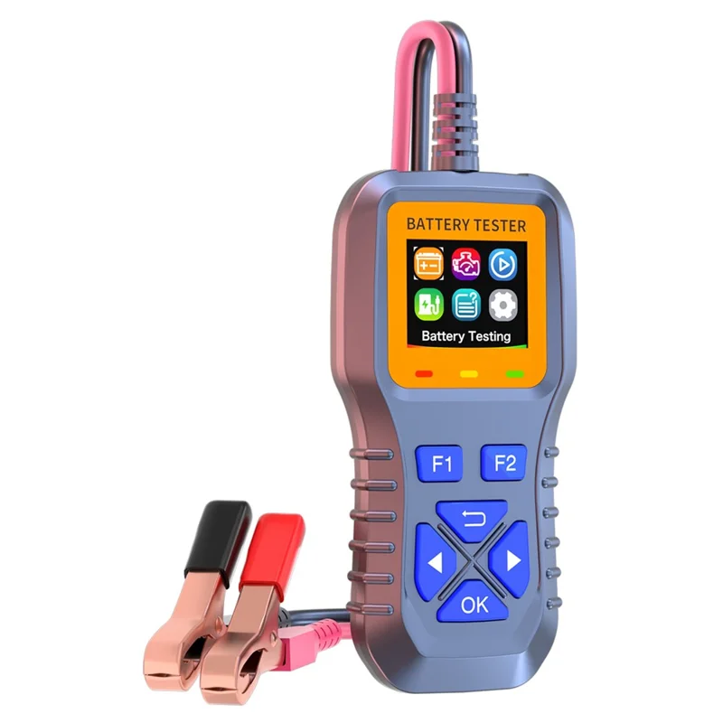 K1S Car Battery Tester 12V 24V 30V Lead Acid Battery Analyzer with CCA SOH Internal Resistance Test for Auto Motorcycle