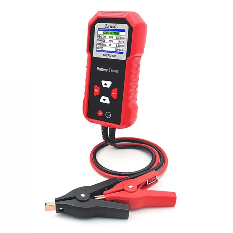 LANCOL Micro 500 Autobatterie-Tester 12V Lithium-Batterie-Test Digitaler Bleisäure-Batterie-Analysator