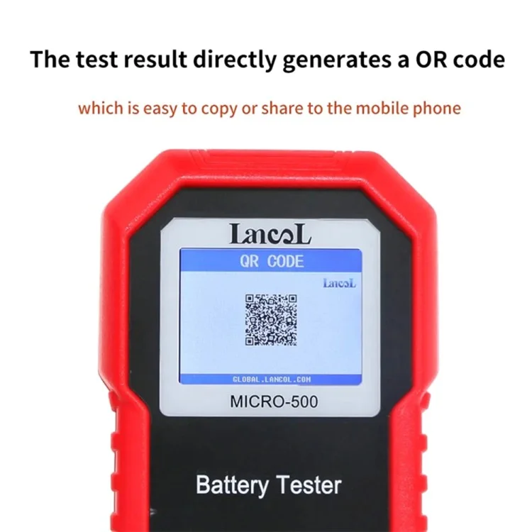 LANCOL Micro 500 Autobatterie-Tester 12V Lithium-Batterie-Test Digitaler Bleisäure-Batterie-Analysator