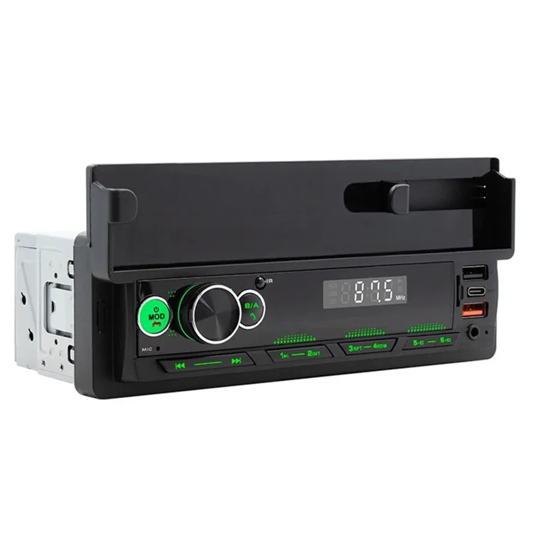 Lecteur multimédia MP3 Bluetooth pour voiture D160 avec radio FM et lecture de musique sans perte