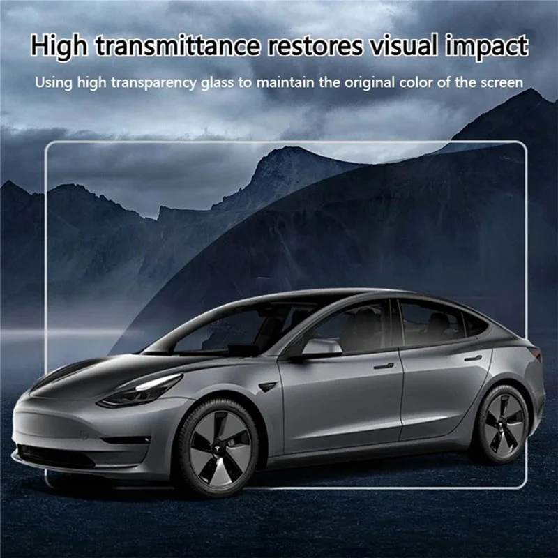 Защитная пленка для навигационного экрана Tesla Model 3 Highland, HD прозрачная, антиотпечатки, закаленное стекло