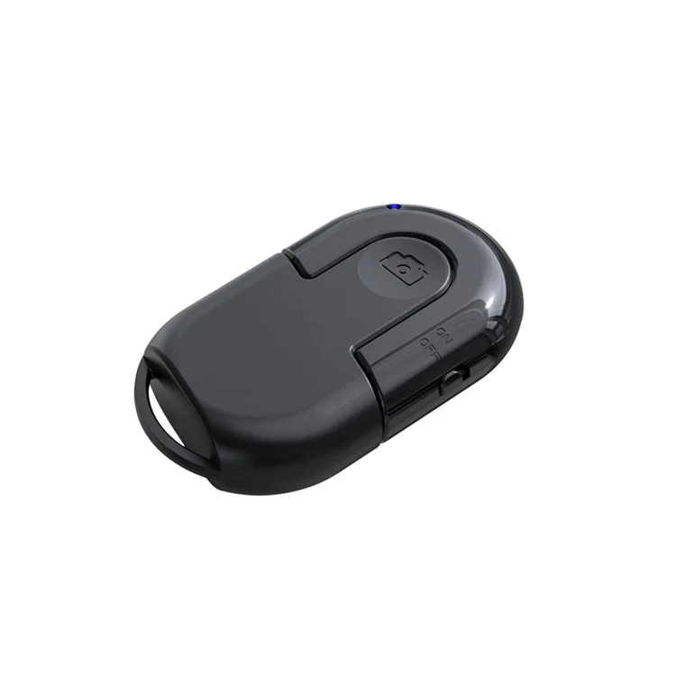 Bluetooth Remote Control Self Timer Camera Shutter per iOS e Android Mobile Phones - Nero