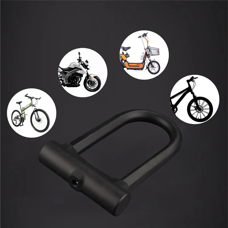 Bozzys PL-G1L Bike U Lock IP65 Bloqueio de Bicicleta à Prova D'água Com Cabo de Aço de Segurança/suporte de Montagem/chaves Para Motocicleta de Bicicleta