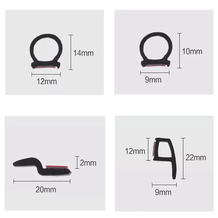 5 m de Grande Forme de Porte de Voiture de Voiture de Porte-cagoule Striot de Joint en Caoutchouc Isolation