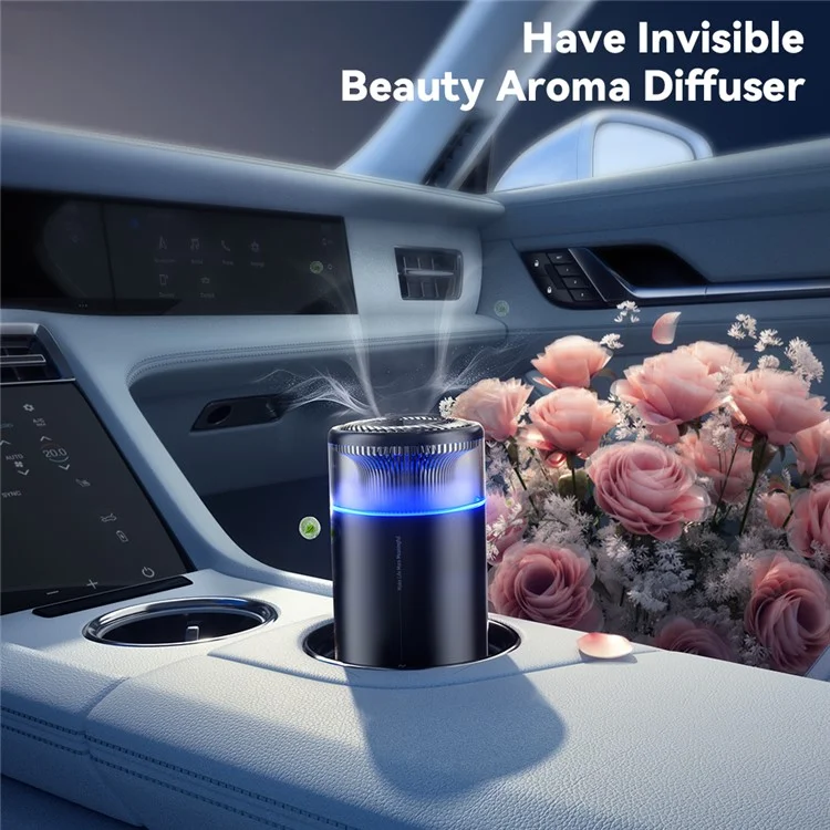 ESSAGER ES-XX01 Máquina de Aromaterapia para Carro, Névoa Perfumada, Difusor de Aromas, Ambientador de Ar - Aroma de Floresta de Nuvens