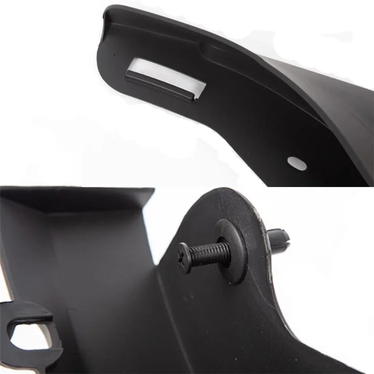 4PCS Pas de perçage Avant et Arrière Garde-boue Garde-boue pour Tesla Model Y - Noir Mat