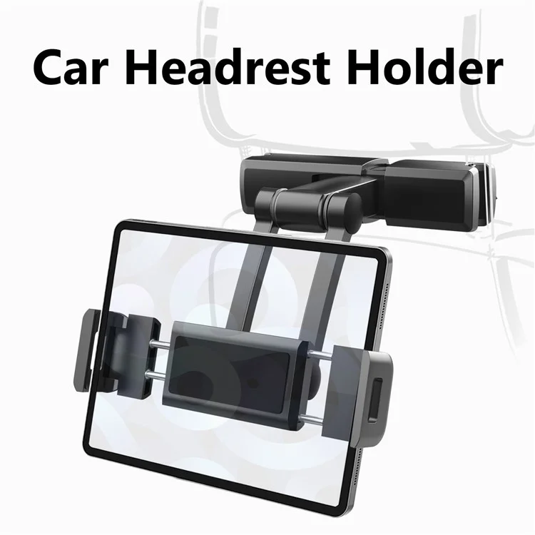 PB-48 Universal Car Headrest Back Seat Mount Phone Holder 5-12.9 Inches Phone Tablet Bracket