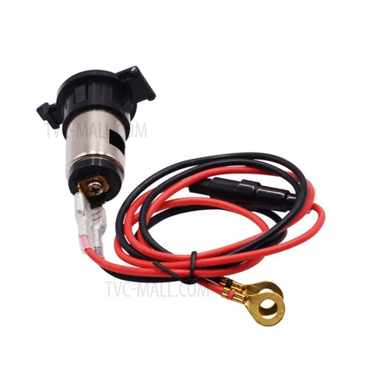 WUPP CS-003A1 Car Motorcycle Female Seat USB Power Supply Port Hard Cover Socket Charger GPS Power Outlet