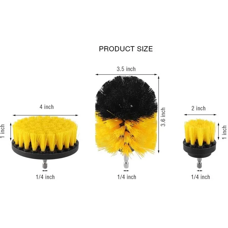HX2020122117 Kit de 17 peças de escova de limpeza de pneus de carro Brush Long Soft Wheel Microfiber Cloth Dirt Dust Clean Tools Set