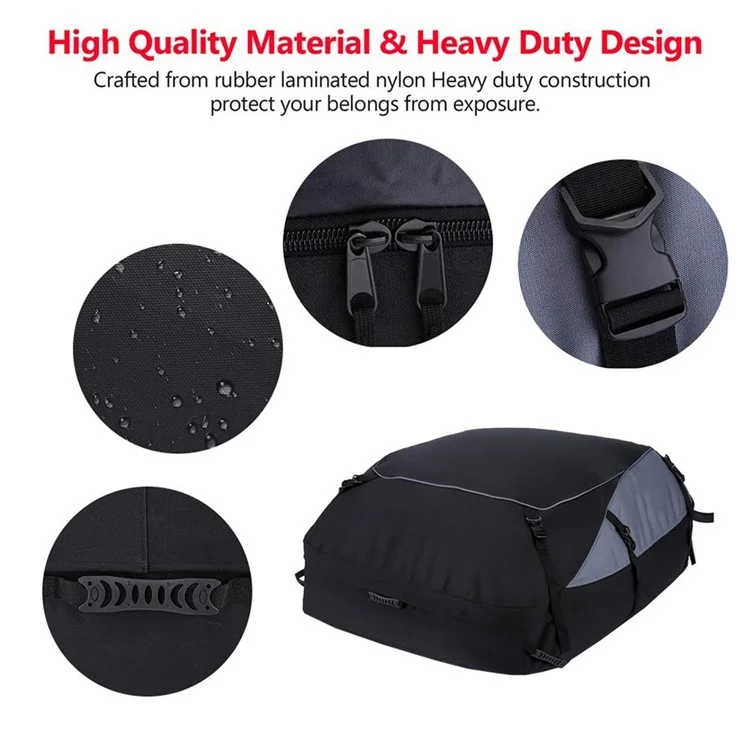 160x110x45cm TJF125222 Car Rooftop Cargo Carrier Bag Waterproof Cargo Roof Bag Rooftop Carrier, Size: L