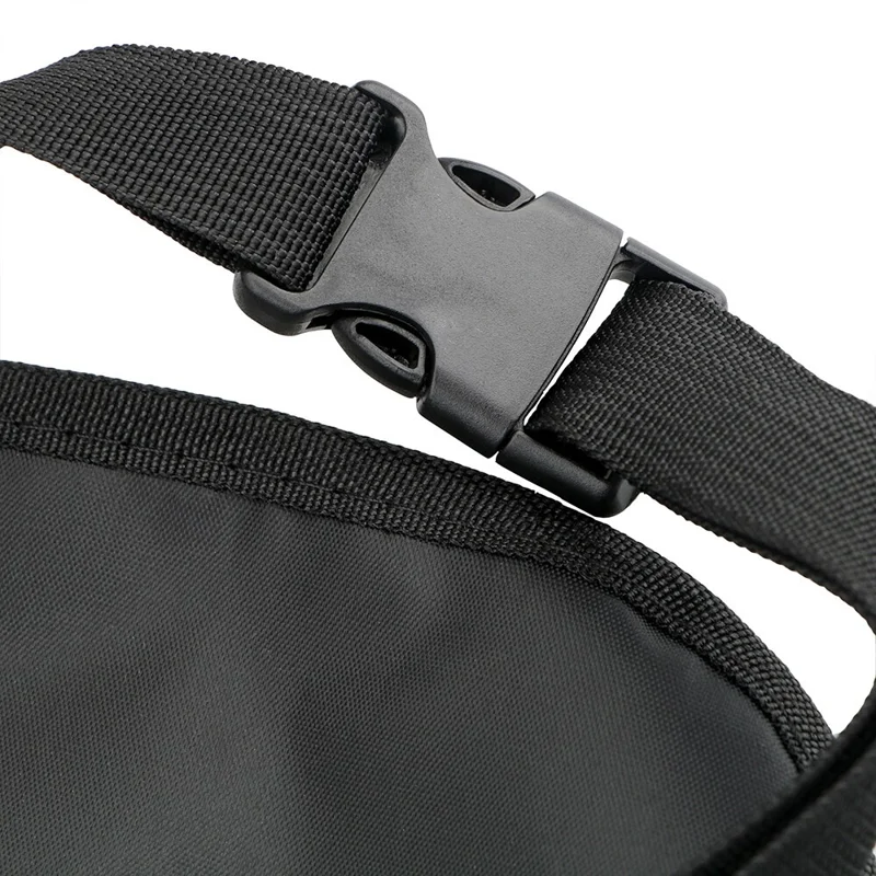 Car Back Seat Multi-Pocket Phone Tablet PC Holder Pouch Hanging Storage Bag Organizer - Black M