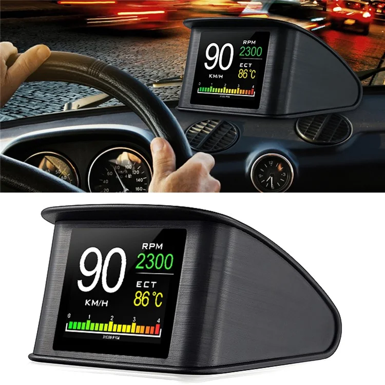 P10 Car Digital Speedometer Head Up Display On-Board Computer Fuel Consumption Auto Electronic Accessories
