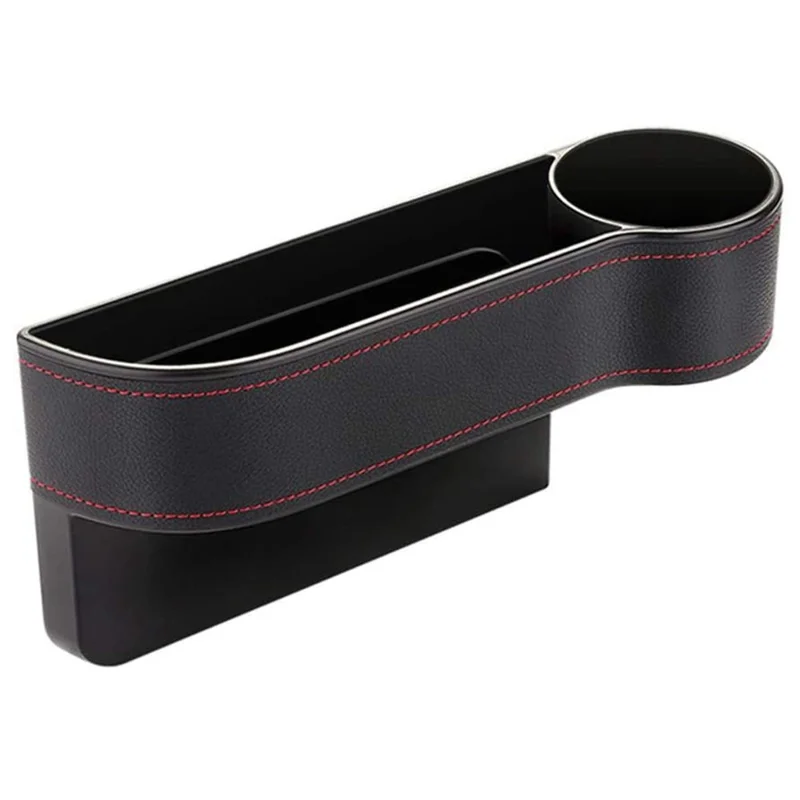 AC-ON-041 Car Seat Seam Storage Box Multifunctional Seat Gap Organizer Phone Beverage Cup Holder - Passenger Side