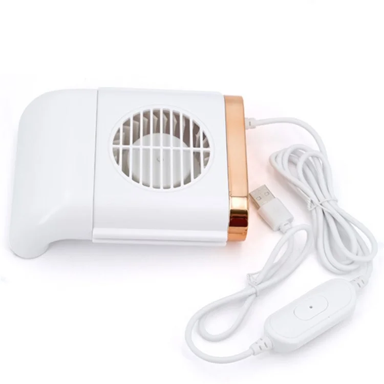 TRASAN F405 Ventilador de Asiento de Coche con Puerto USB Creativo Ventilador Refrigerante con Ajuste de Velocidad de 3 Niveles para Suministros Interiores de Coche - Negro