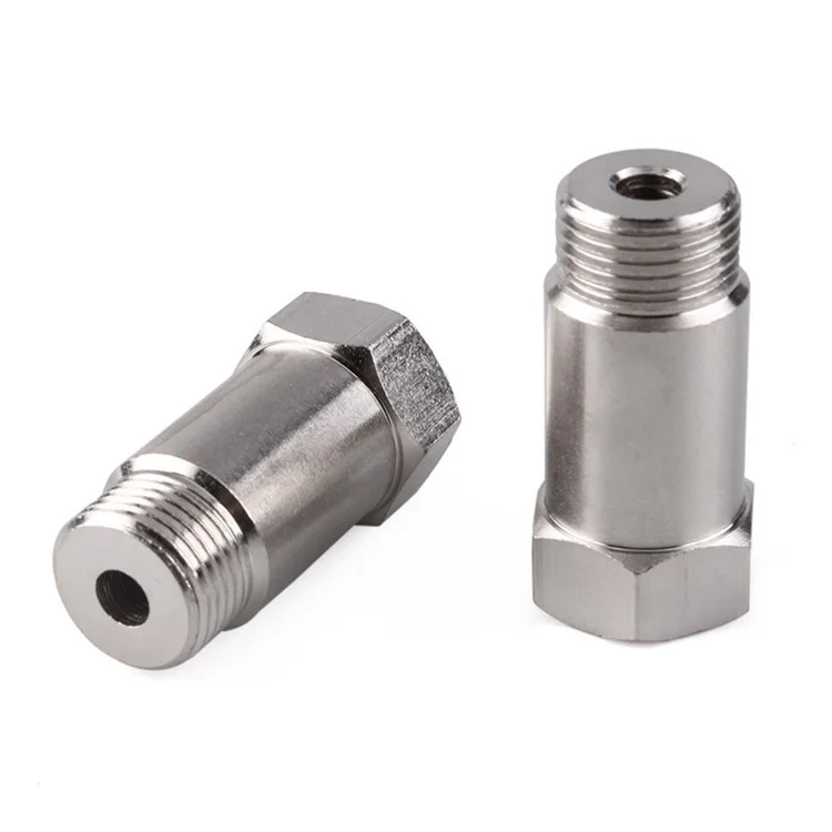 THB009 2 Unidades/Conjunto Adaptador de Sensor de Oxigênio do Carro 45mm Conector de Extensão de Oxigênio para Veículos Universais 