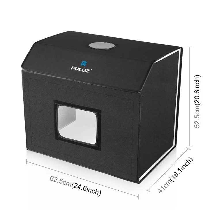 PULUZ PU5064 60x40cm LED Photography Box Photo Studio Tent Box with 4 Backdrops - AU Plug
