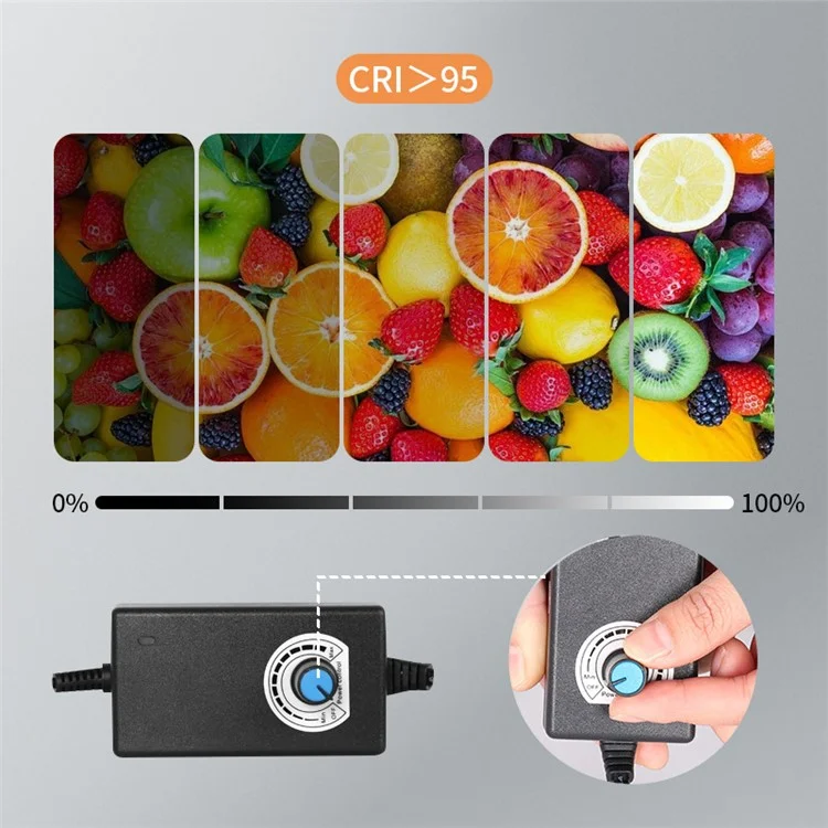 50cm Portable Photo Studio Box 3 LED Light Panels Dimmable Photography Lighting Kit - US Plug