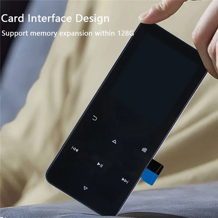 S308 4 gb TF Card Touch Screen Mp3 Recorder Music Video MP4 Player Con Dizionario + Funzione Bluetooth - Argento