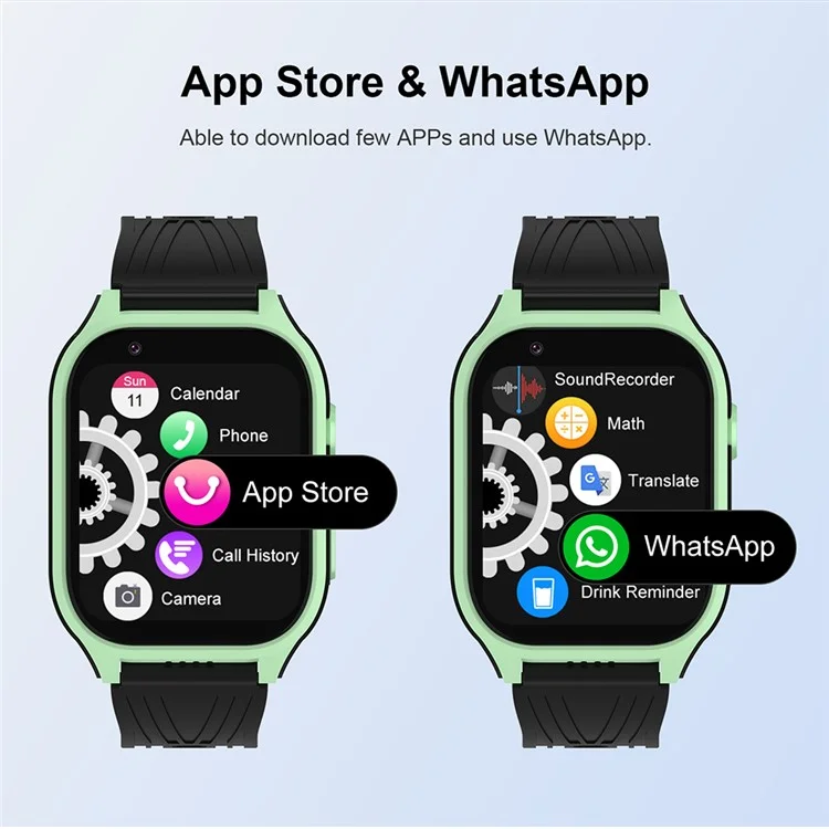 D8 1,83 Zoll 4G GPS -tracker WiFi Standort Kinder Smart Watch Support Video -anrufe - Blau