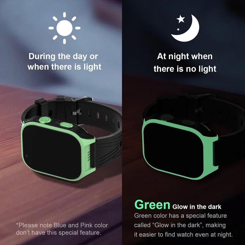 D8 1.83 Inch 4G GPS Tracker WiFi Location Kids Smart Watch Support Video Phone Calls - Pink