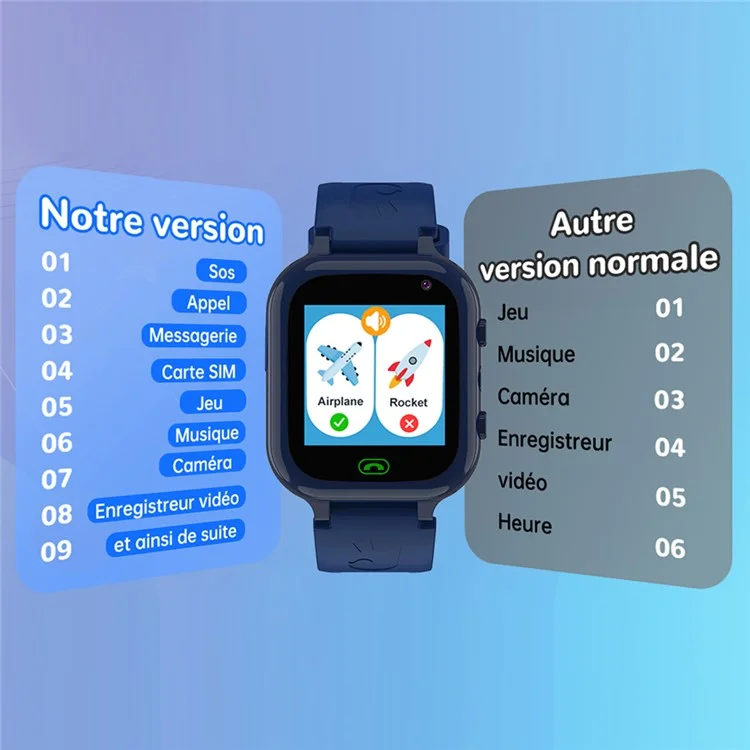 DG2 1,44-zoll-touchscreen 2G Call Kids Smart Watch HD Camera Smart Armband - Rosa