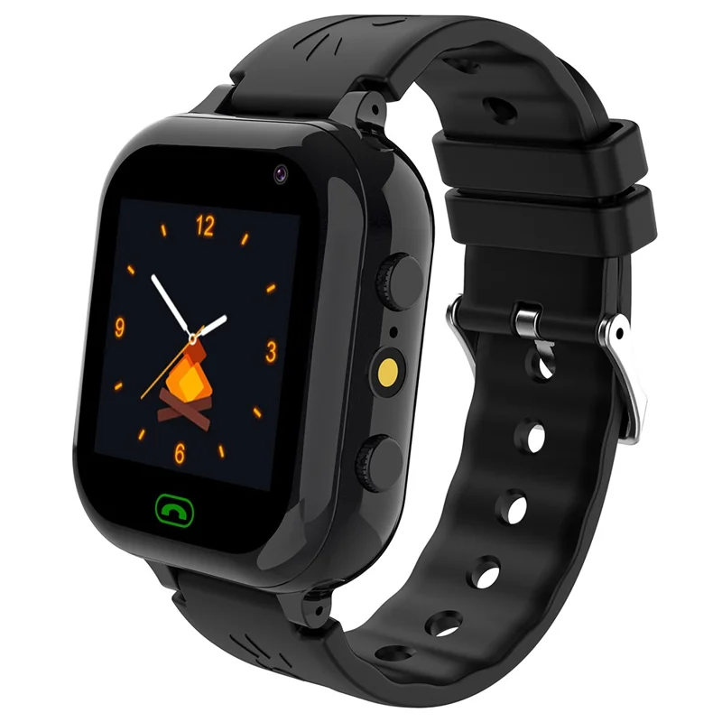 DG2 1.44-inch Touch Screen 2G Call Kids Smart Watch HD Camera Smart Bracelet - Black