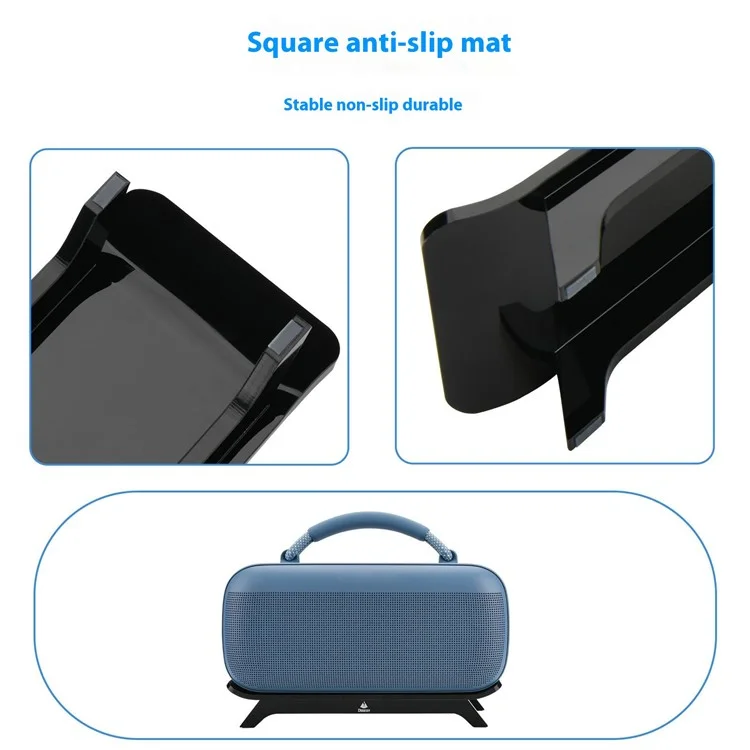 TXESIGN Supporto da tavolo a quattro gambe in acrilico per speaker Bose Soundlink Max, base di stoccaggio, 101-E002-300049 - Nero