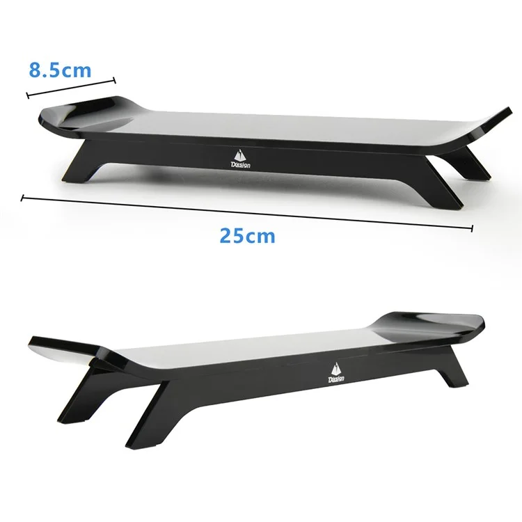 TXESIGN Supporto da tavolo a quattro gambe in acrilico per speaker Bose Soundlink Max, base di stoccaggio, 101-E002-300049 - Nero