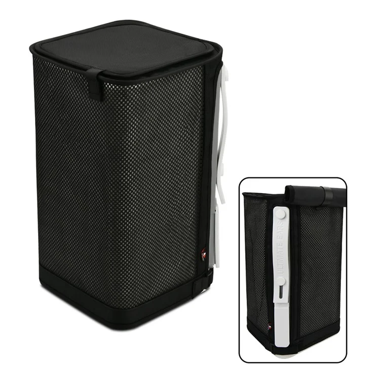Housse de protection en nylon et lycra noire pour l'enceinte Bluetooth UE Hyperboom
