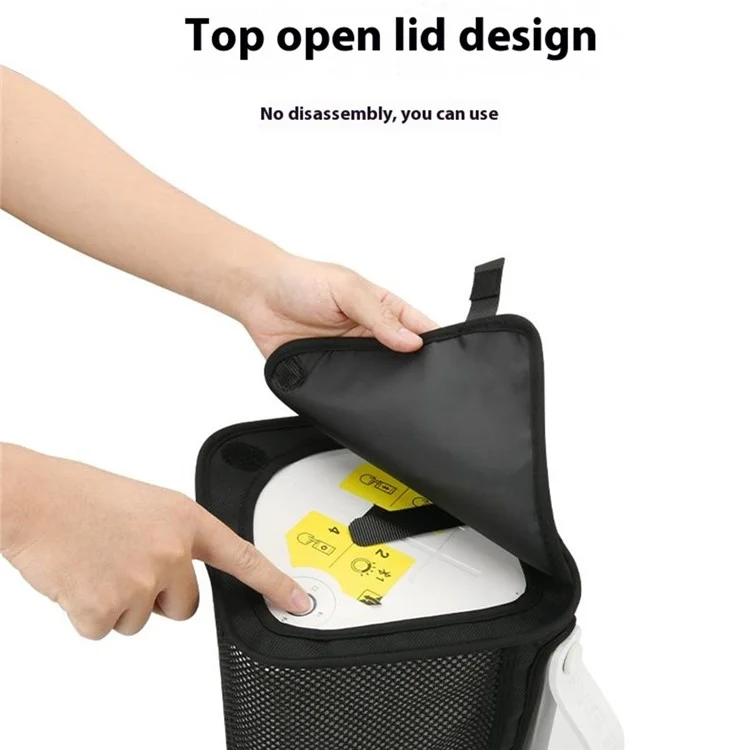 Housse de protection en nylon et lycra noire pour l'enceinte Bluetooth UE Hyperboom