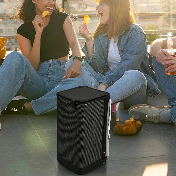 Housse de protection en nylon et lycra noire pour l'enceinte Bluetooth UE Hyperboom
