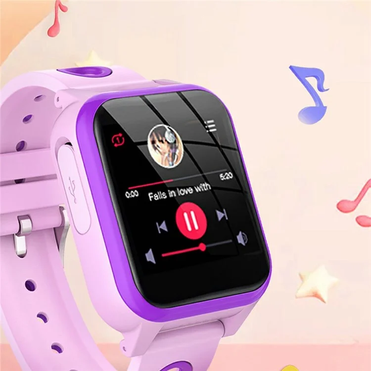 Orologio intelligente per bambini A9 da 1,54 pollici con schermo touch, giochi integrati, monitoraggio delle abitudini, doppia fotocamera e torcia - Nero