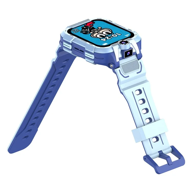 DH15S 1.83 Inch 4G Calling Kids Smart Watch SOS GPS Tracker Built In LED Flashlight (Europe  /  Asian  /  Africa Version) - Blue
