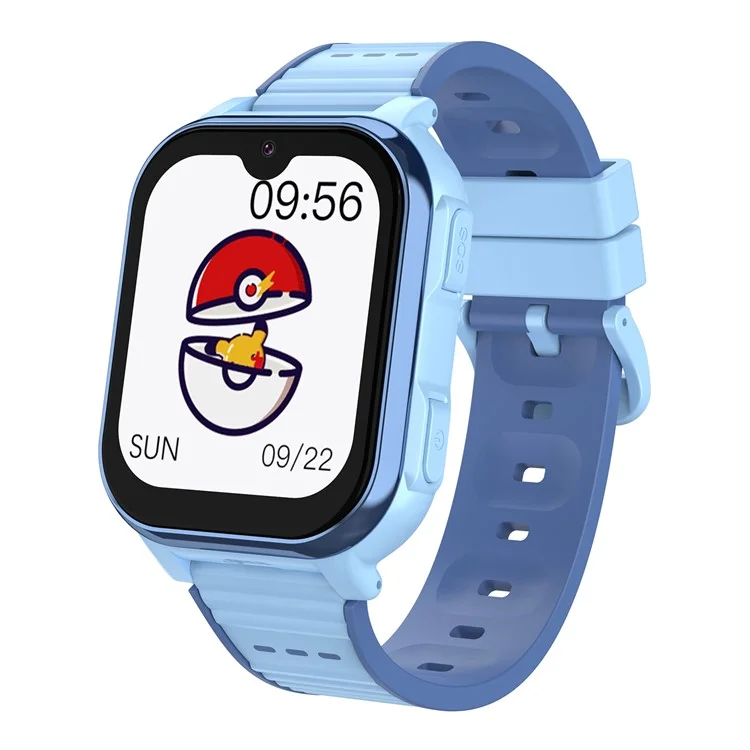 D3S 1.91 Inch Touch Screen Kids Smart Watch 4G GPS Video Call HD Camera SOS Wristwatch - Blue