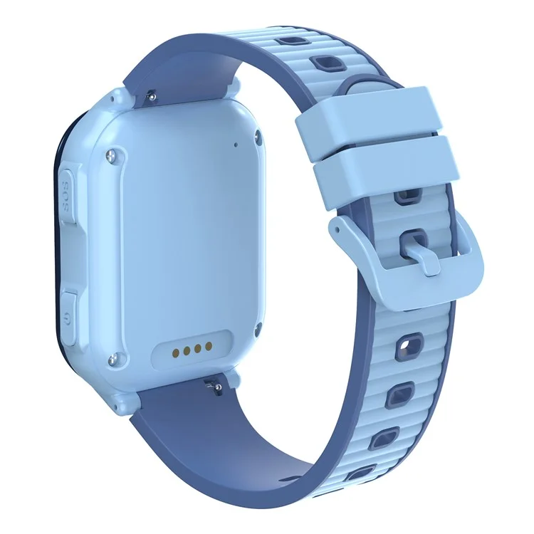 D3S 1.91 Inch Touch Screen Kids Smart Watch 4G GPS Video Call HD Camera SOS Wristwatch - Blue